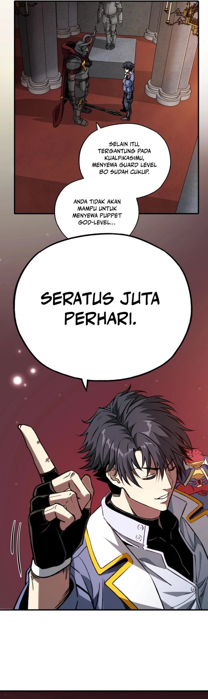 Start by changing your job to the God of Wealth and taming billions of divine pets! Chapter 02 Gambar 26