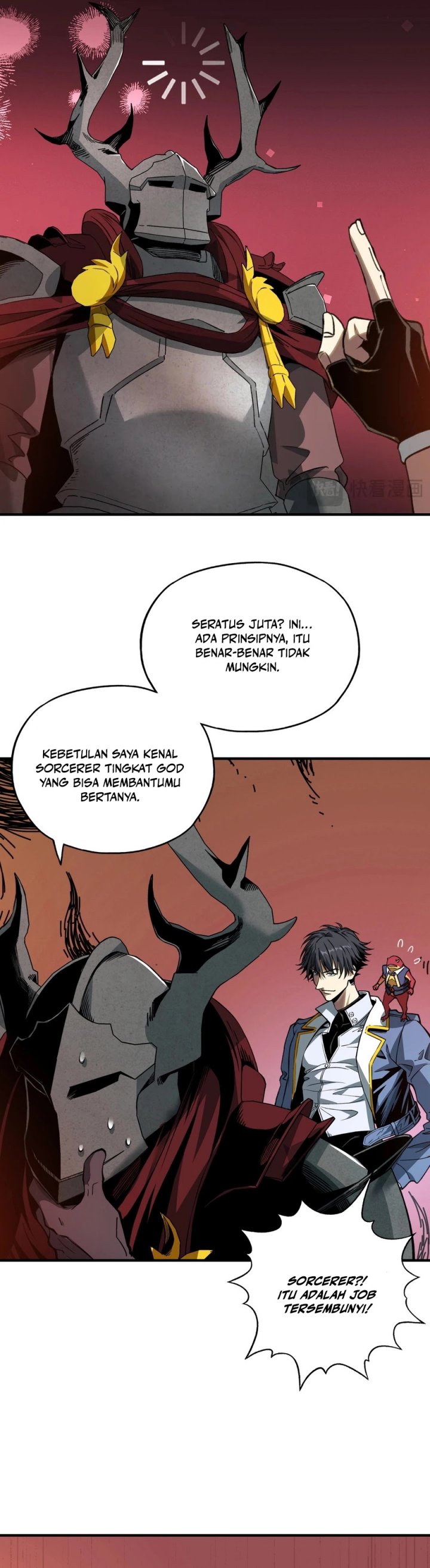 Start by changing your job to the God of Wealth and taming billions of divine pets! Chapter 02 Gambar 27