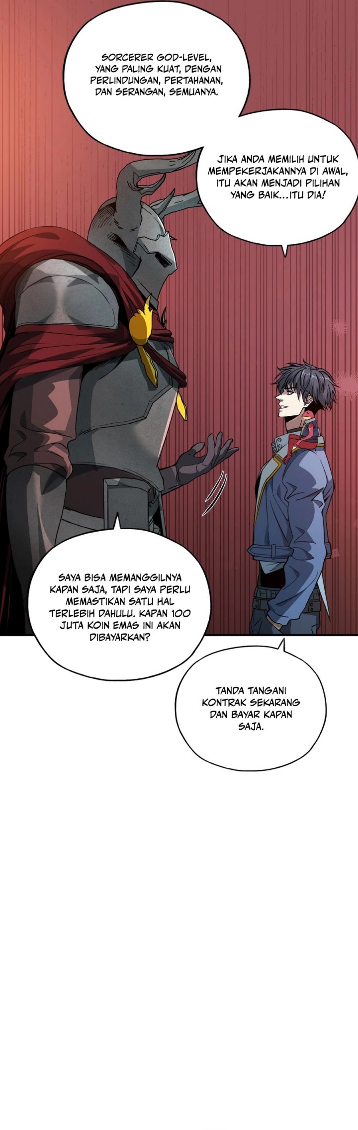 Start by changing your job to the God of Wealth and taming billions of divine pets! Chapter 02 Gambar 28