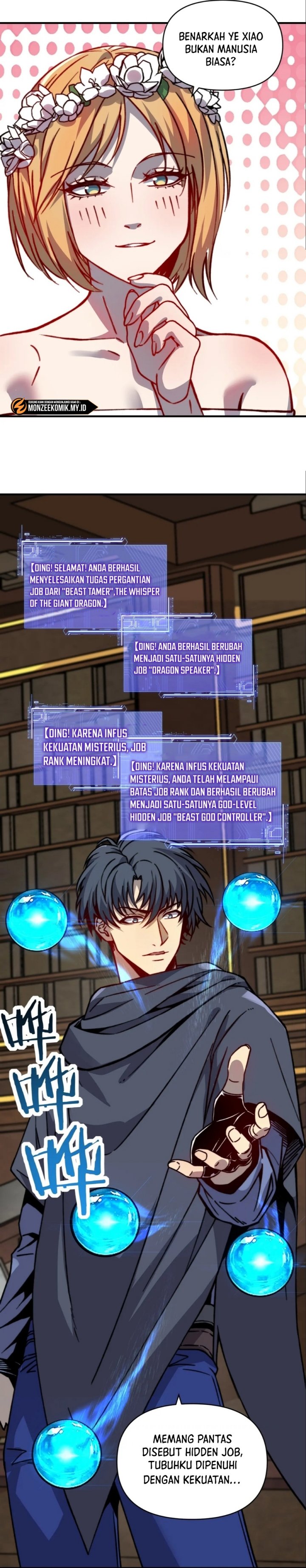 Start by changing your job to the God of Wealth and taming billions of divine pets! Chapter 14 Gambar 9