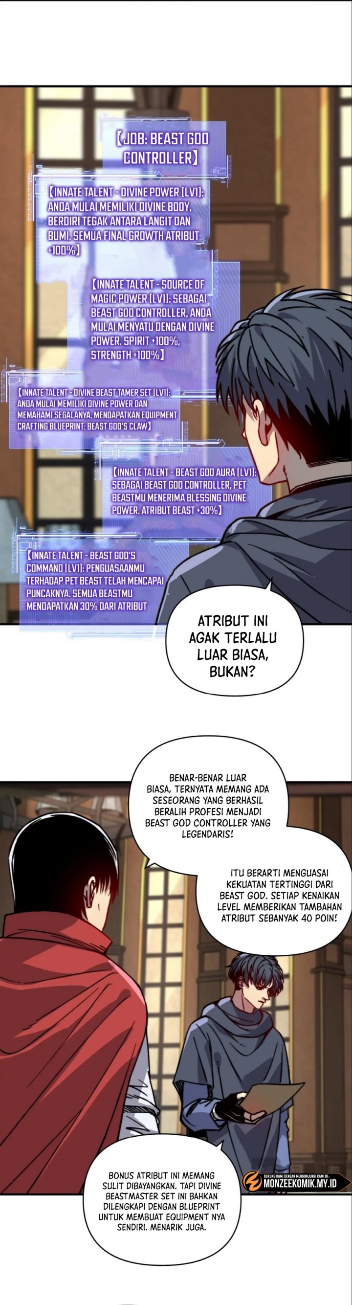 Start by changing your job to the God of Wealth and taming billions of divine pets! Chapter 14 Gambar 10