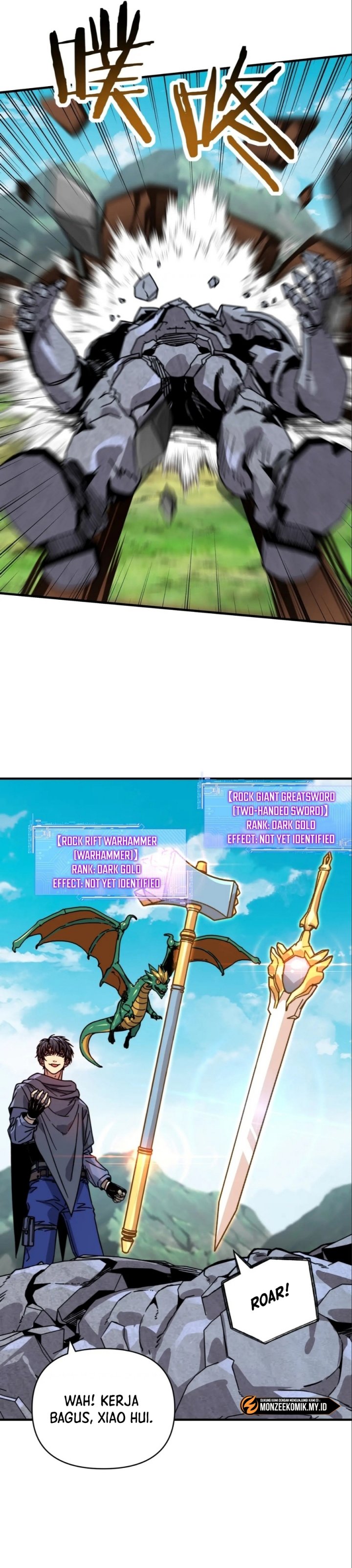Start by changing your job to the God of Wealth and taming billions of divine pets! Chapter 14 Gambar 20