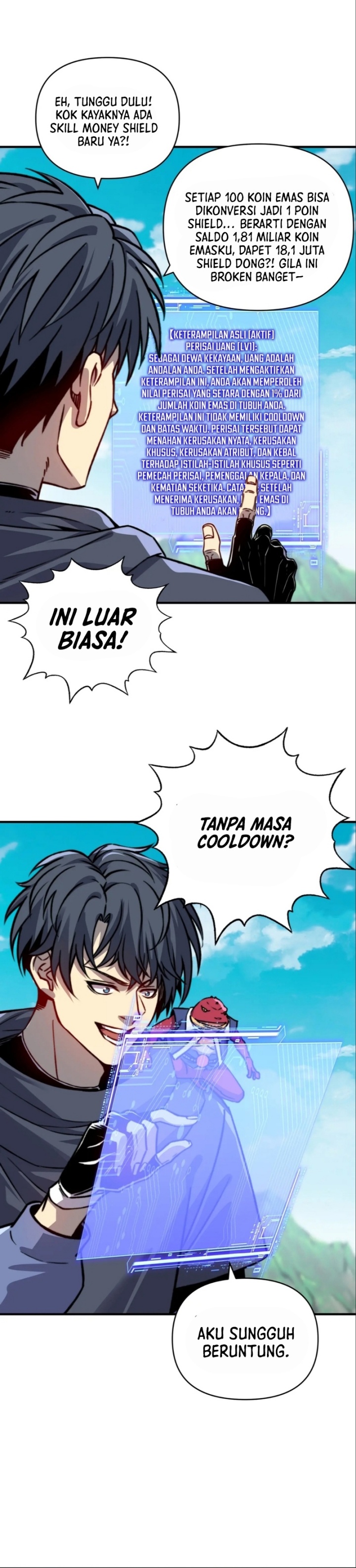 Start by changing your job to the God of Wealth and taming billions of divine pets! Chapter 16 Gambar 21