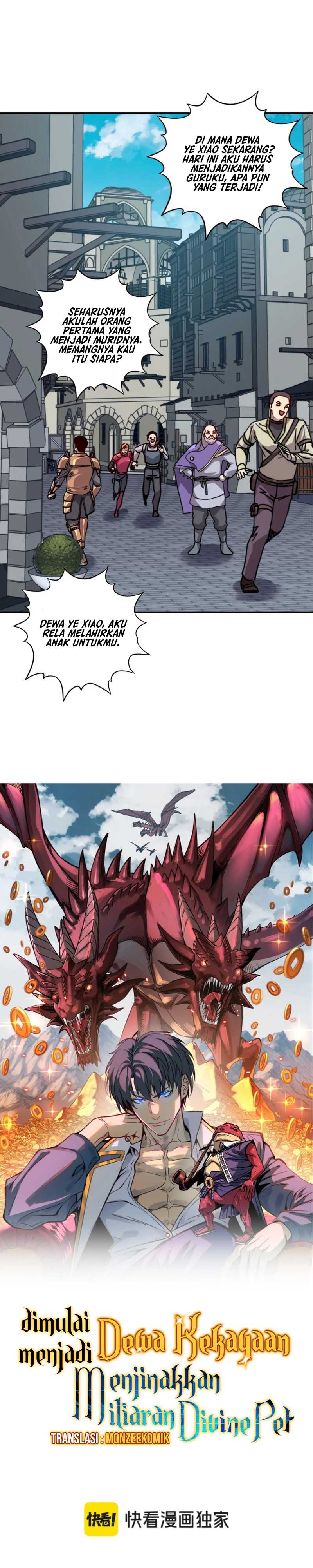 Start by changing your job to the God of Wealth and taming billions of divine pets! Chapter 18 Gambar 5