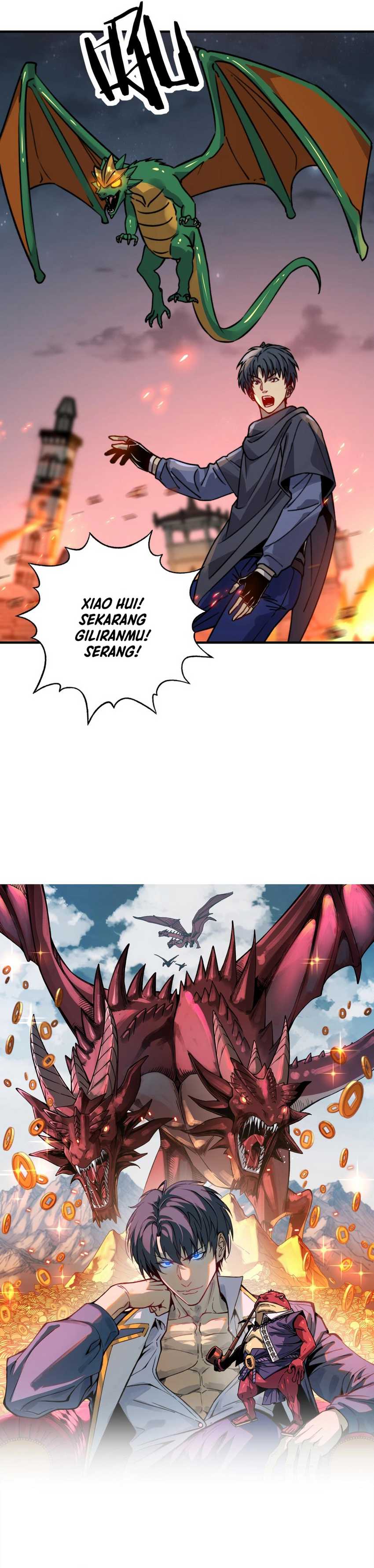 Start by changing your job to the God of Wealth and taming billions of divine pets! Chapter 21 Gambar 4