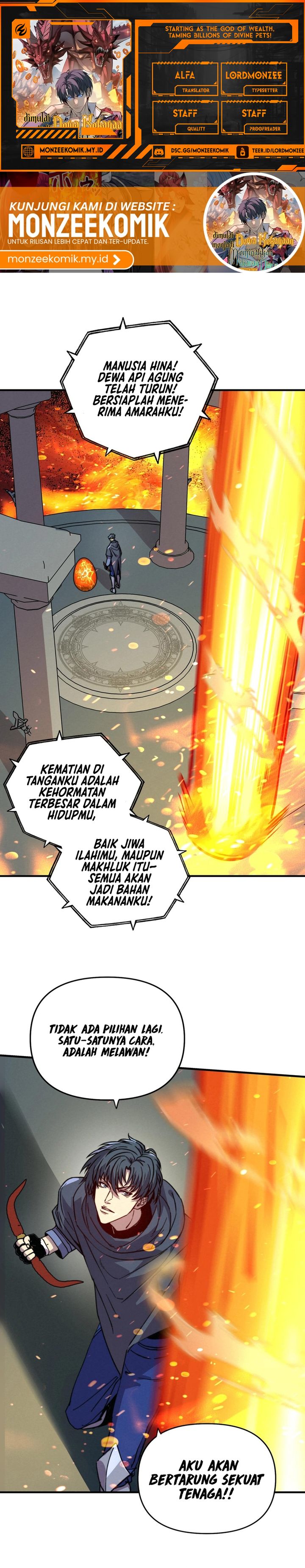 Start by changing your job to the God of Wealth and taming billions of divine pets! Chapter 29 Gambar 1