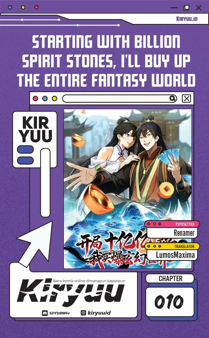 Starting with Ten Billion Spirit Stones, I Buy Out the Fantasy World Chapter 10 Gambar 1