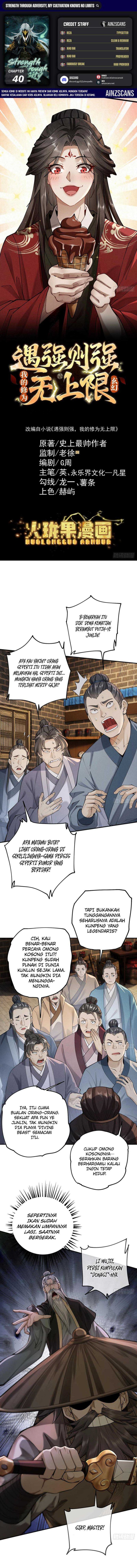 Strength Through Adversity, My Cultivation Knows No Limits Chapter 40 Gambar 1