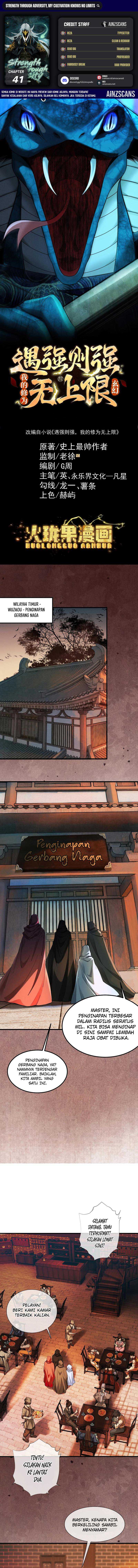 Strength Through Adversity, My Cultivation Knows No Limits Chapter 41 Gambar 1