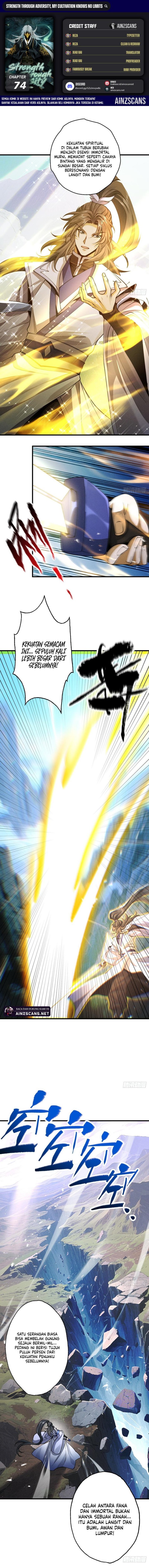 Strength Through Adversity, My Cultivation Knows No Limits Chapter 74 Gambar 1