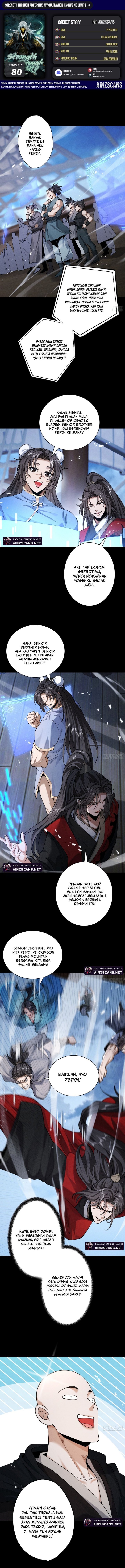 Strength Through Adversity, My Cultivation Knows No Limits Chapter 80 Gambar 1