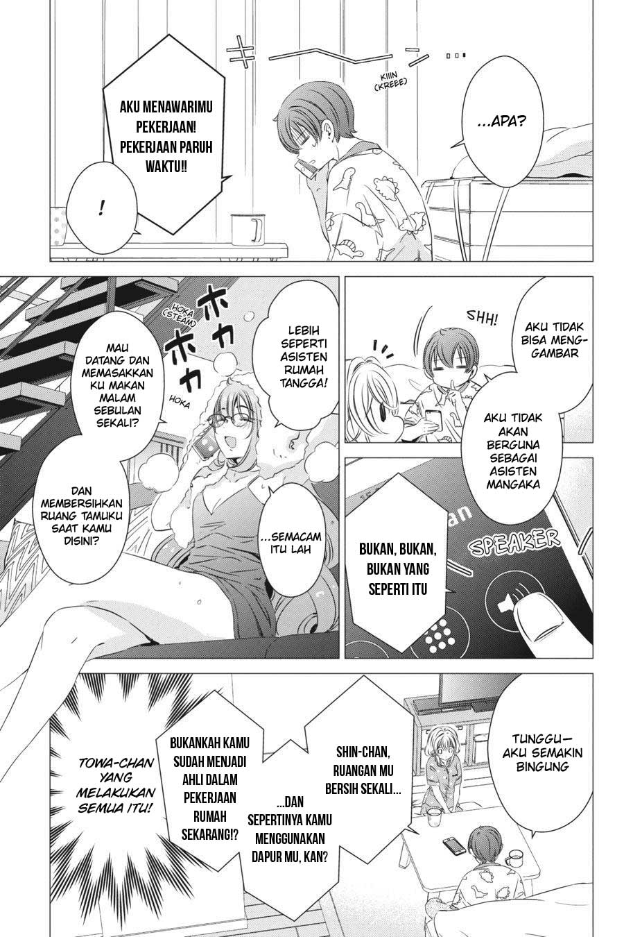 Studio Apartment, Good Lightning, Angel Included (One Room, Hi Atari Futsuu, Tenshi Tsuki) Chapter 24 Gambar 8