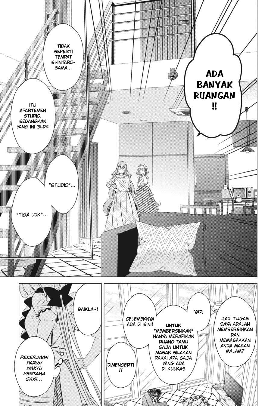 Studio Apartment, Good Lightning, Angel Included (One Room, Hi Atari Futsuu, Tenshi Tsuki) Chapter 24 Gambar 16