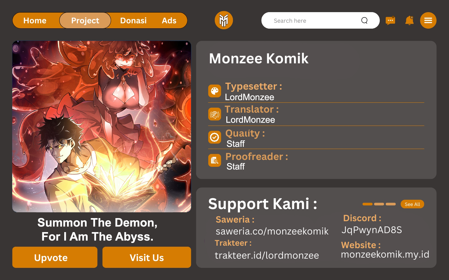 Summon The Demon, For I Am The Abyss Chapter 03 Gambar 2