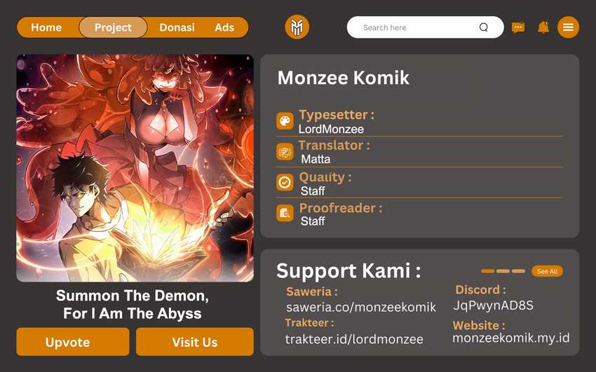 Summon The Demon, For I Am The Abyss Chapter 12 Gambar 1