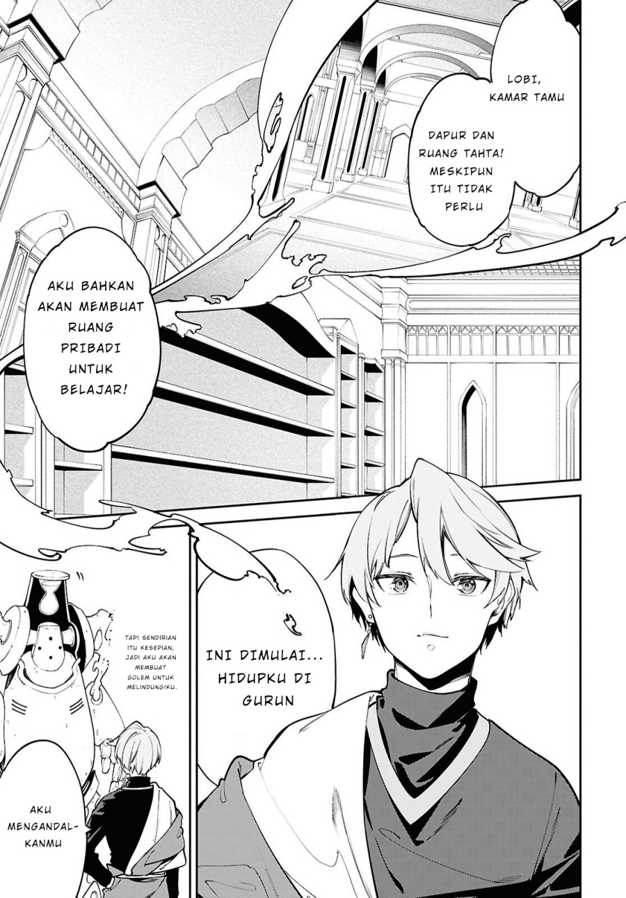 Suna Mahou de Suna no Oukoku o Tsukurou ~Sabaku ni Tsuihou Sareta kara Ganbatte Sokoku Ijou no Kokka o Tatete Mita~ Chapter 01 Gambar 23