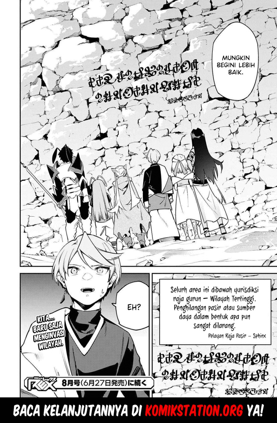 Suna Mahou de Suna no Oukoku o Tsukurou ~Sabaku ni Tsuihou Sareta kara Ganbatte Sokoku Ijou no Kokka o Tatete Mita~ Chapter 10 Gambar 25