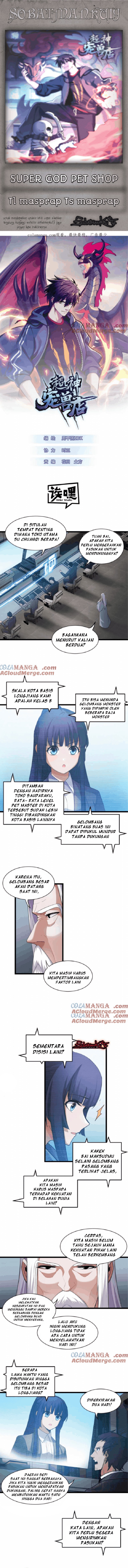 Super God Pet Shop Chapter 145 Gambar 1
