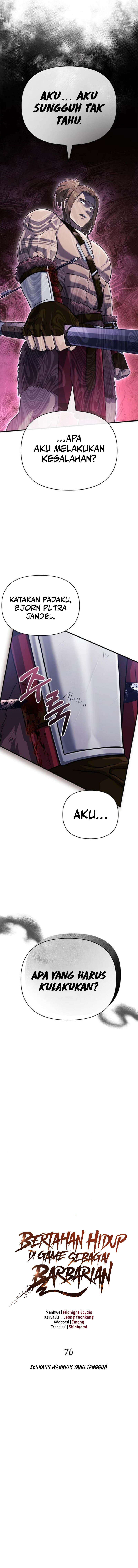Survive as a Barbarian in the Game Chapter 76 Gambar 7