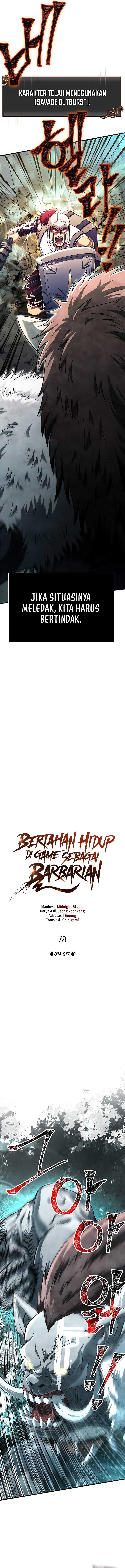 Survive as a Barbarian in the Game Chapter 78 Gambar 5