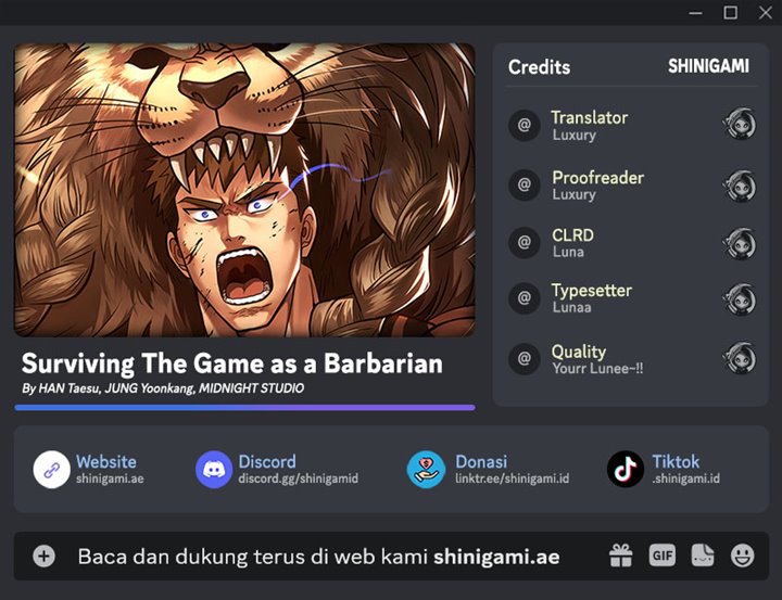 Survive as a Barbarian in the Game Chapter 82 Gambar 1