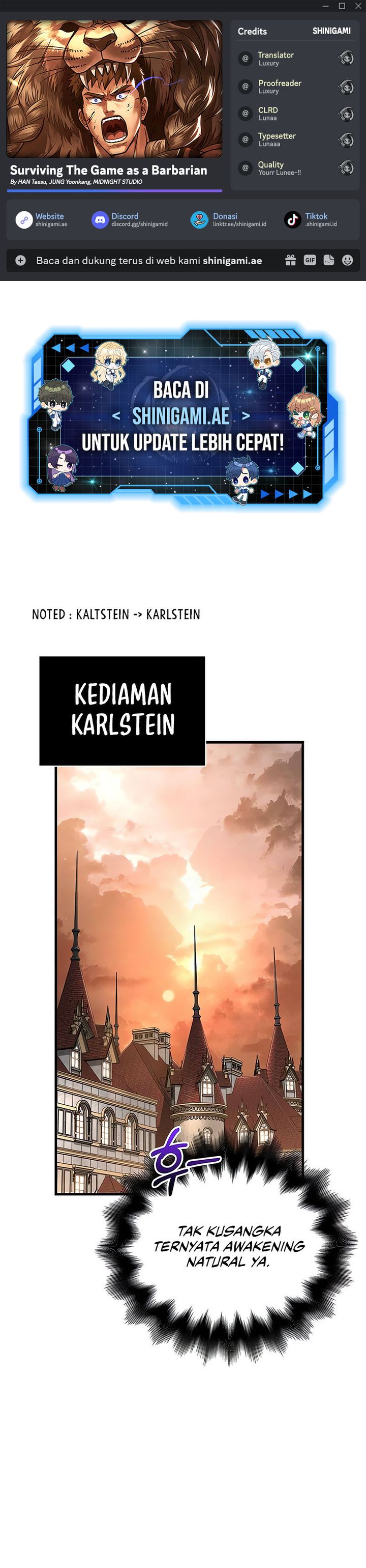 Survive as a Barbarian in the Game Chapter 88 Gambar 1