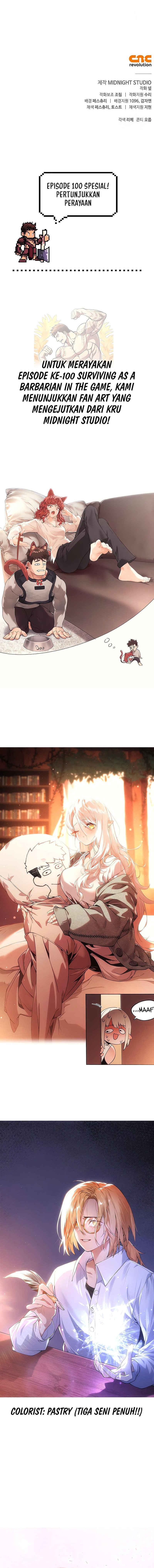 Survive as a Barbarian in the Game Chapter 100 Gambar 25