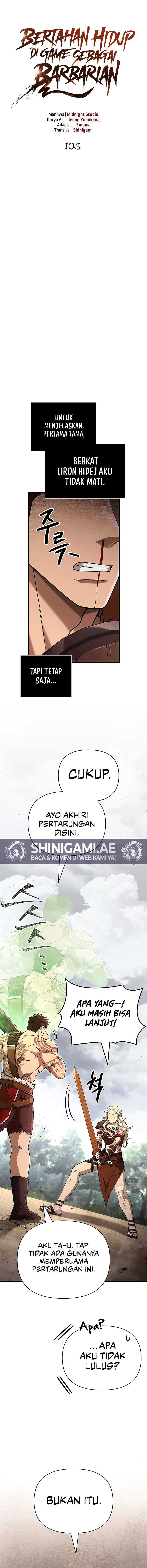Survive as a Barbarian in the Game Chapter 103 Gambar 3