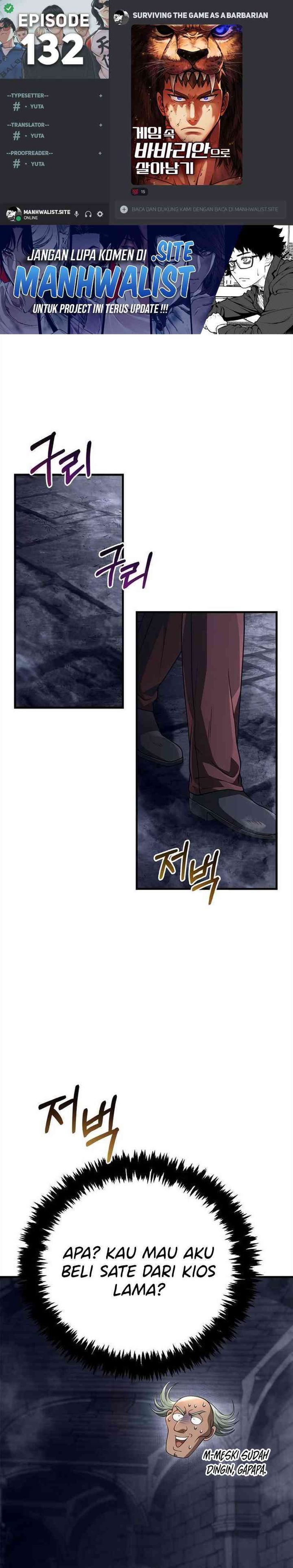 Survive as a Barbarian in the Game Chapter 132 Gambar 1