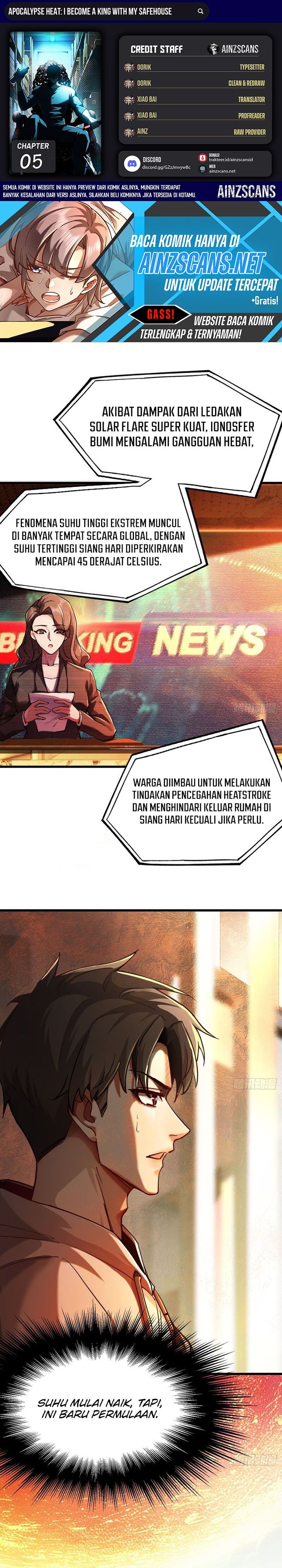 Surviving the Heat Apocalypse with My God-Tier Safehouse Chapter 04 Gambar 1