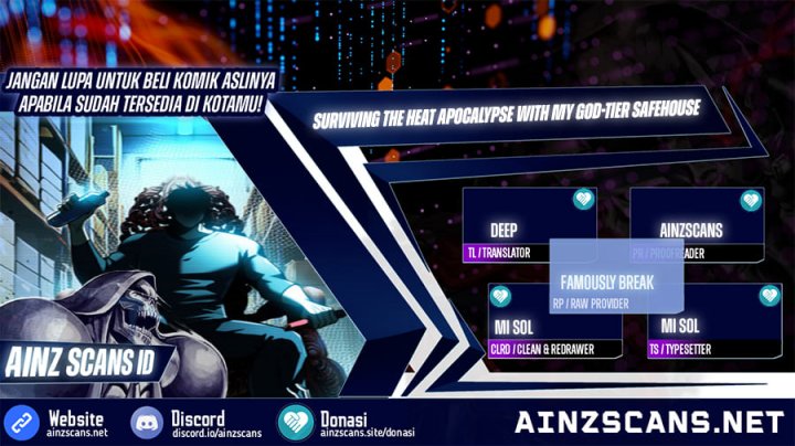 Surviving the Heat Apocalypse with My God-Tier Safehouse Chapter 12 Gambar 1