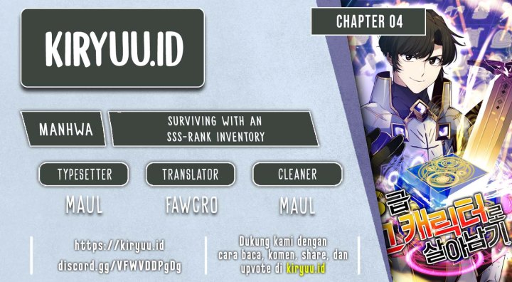 Surviving with a SSS-Rank Inventory Chapter 04 Gambar 1