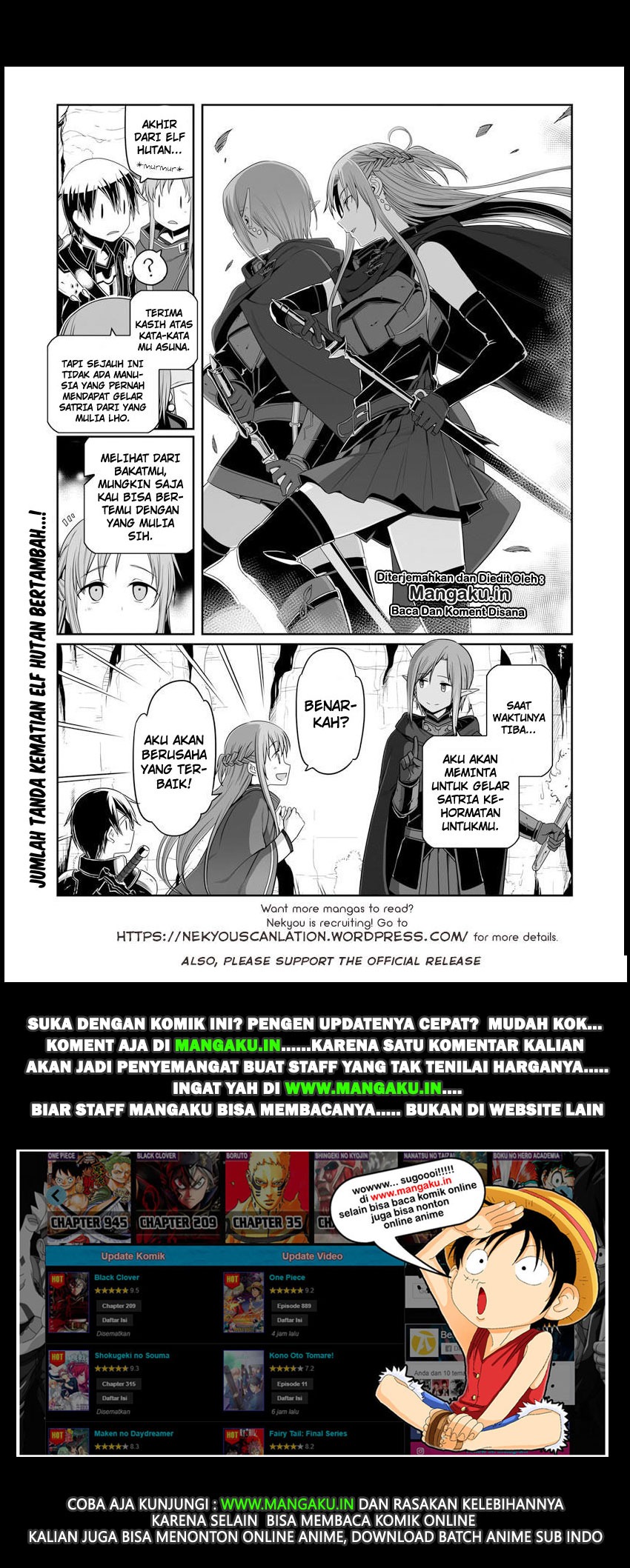 Sword Art Online: Progressive Chapter 30 Gambar 18