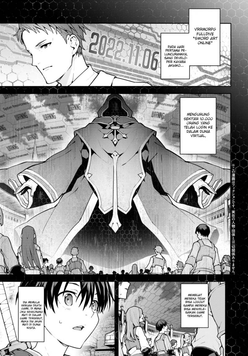 Sword Art Online Unital Ring Chapter 01 Gambar 3