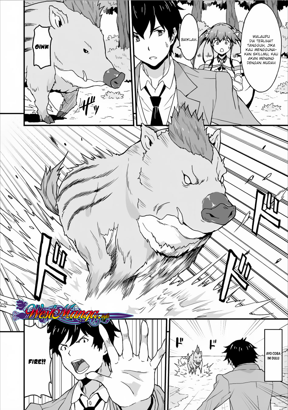 Taberu dake de Level-Up! Damegami to Issho ni Isekai Musou Chapter 03 Gambar 3
