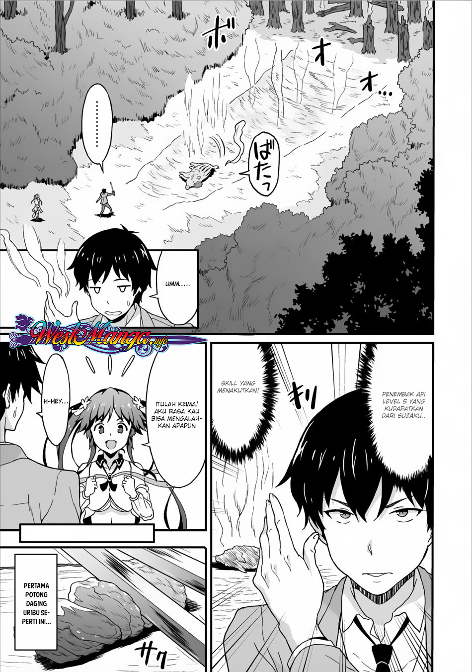 Taberu dake de Level-Up! Damegami to Issho ni Isekai Musou Chapter 03 Gambar 6