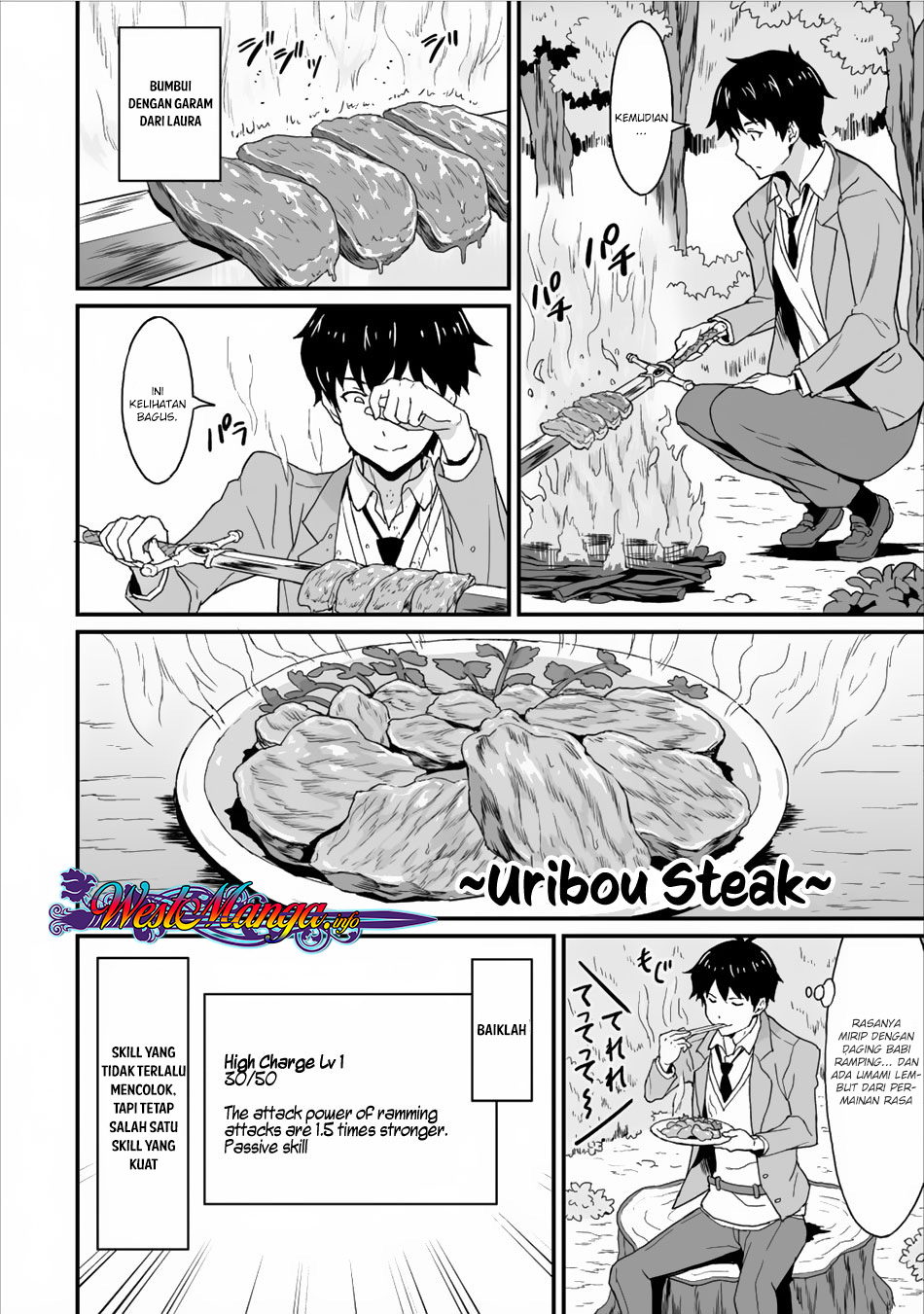 Taberu dake de Level-Up! Damegami to Issho ni Isekai Musou Chapter 03 Gambar 7