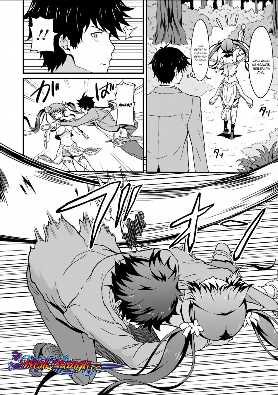 Taberu dake de Level-Up! Damegami to Issho ni Isekai Musou Chapter 03 Gambar 9