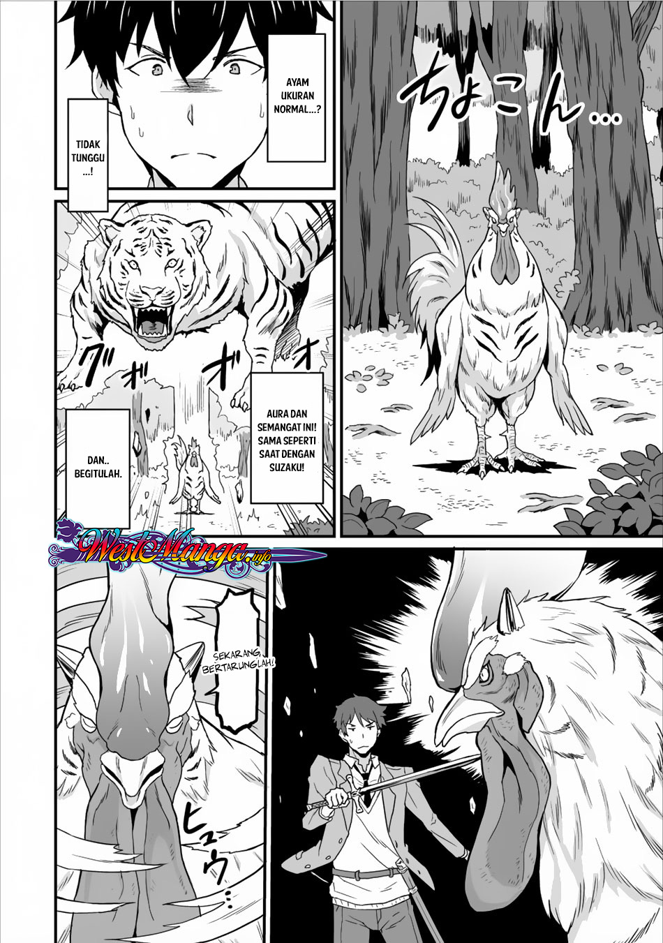 Taberu dake de Level-Up! Damegami to Issho ni Isekai Musou Chapter 03 Gambar 12