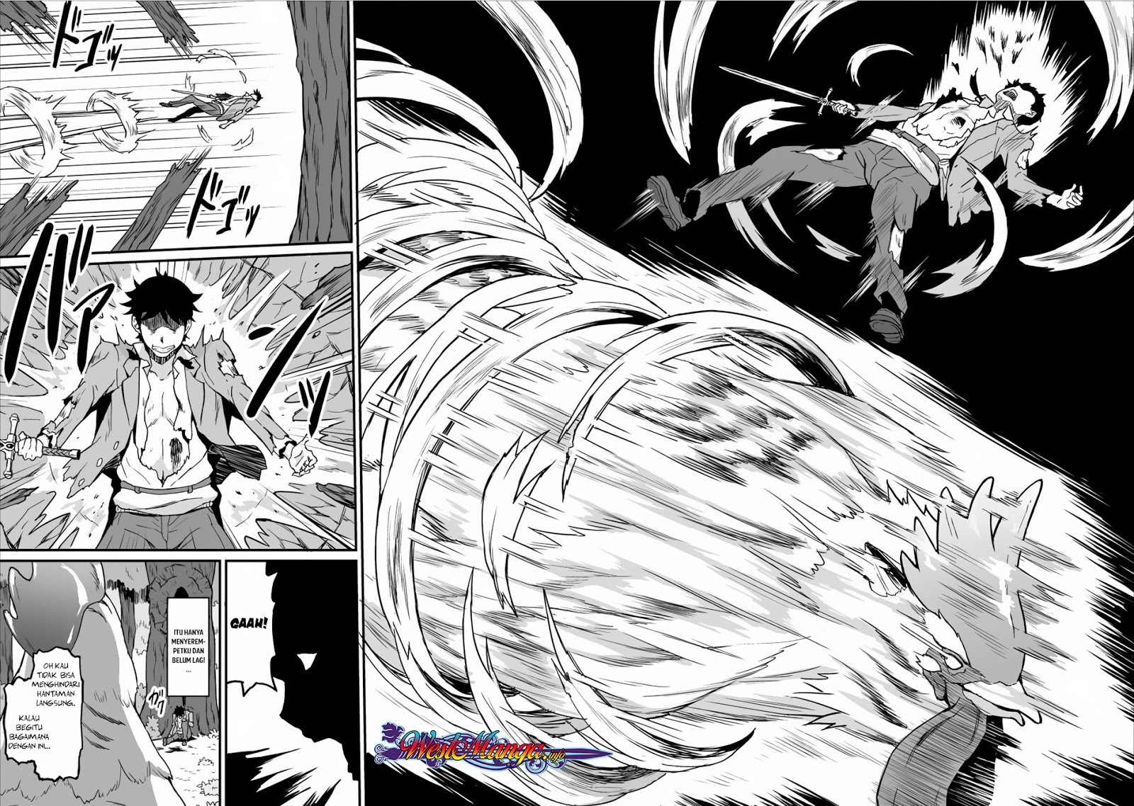 Taberu dake de Level-Up! Damegami to Issho ni Isekai Musou Chapter 03 Gambar 14