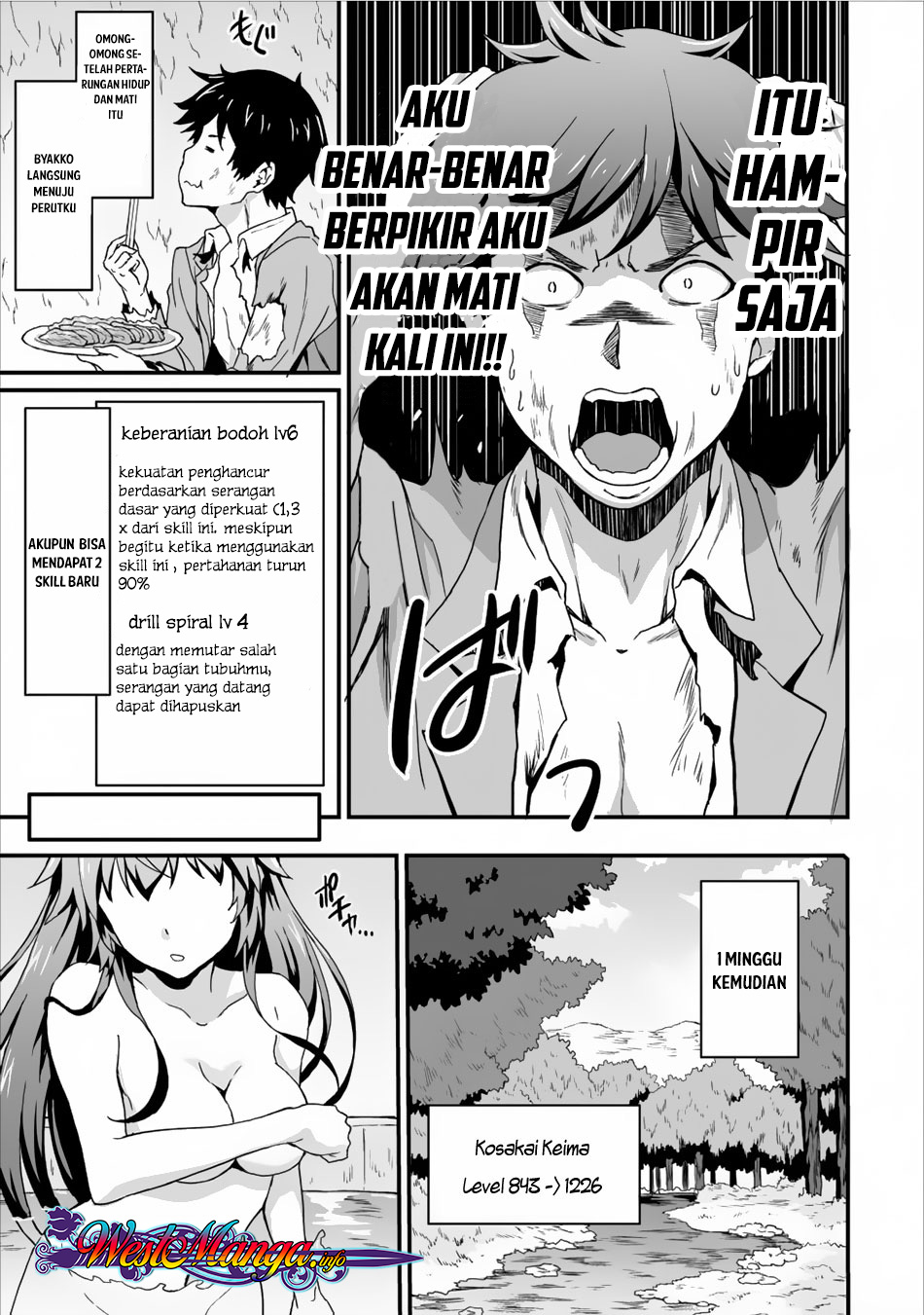 Taberu dake de Level-Up! Damegami to Issho ni Isekai Musou Chapter 03 Gambar 18