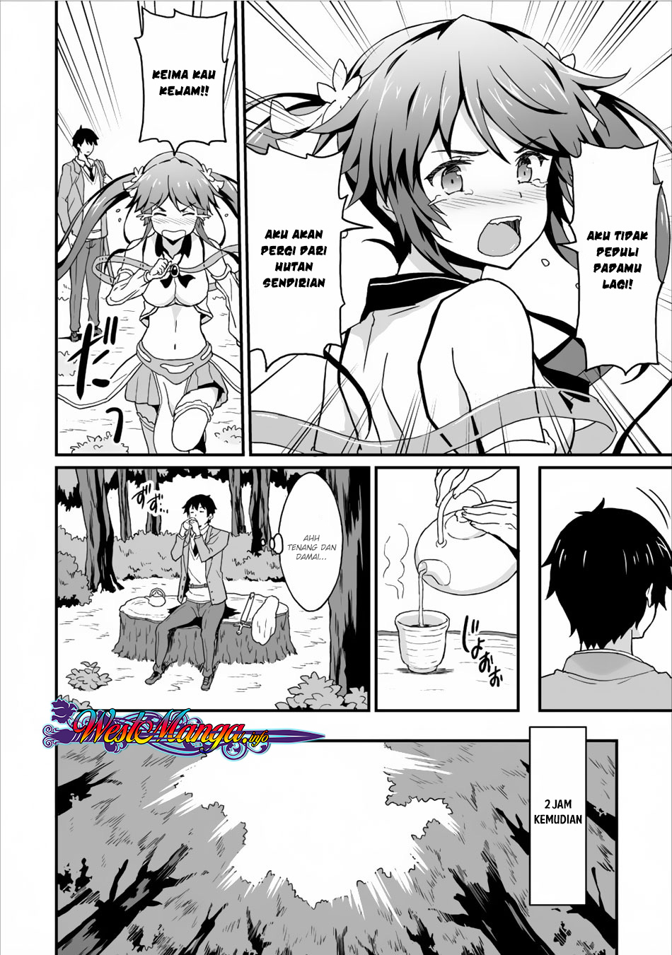 Taberu dake de Level-Up! Damegami to Issho ni Isekai Musou Chapter 03 Gambar 23