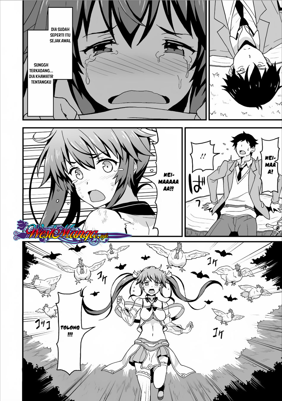 Taberu dake de Level-Up! Damegami to Issho ni Isekai Musou Chapter 03 Gambar 25