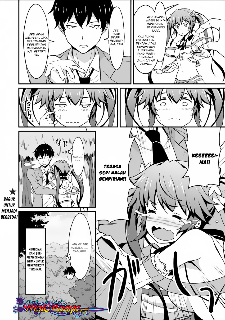 Taberu dake de Level-Up! Damegami to Issho ni Isekai Musou Chapter 03 Gambar 31