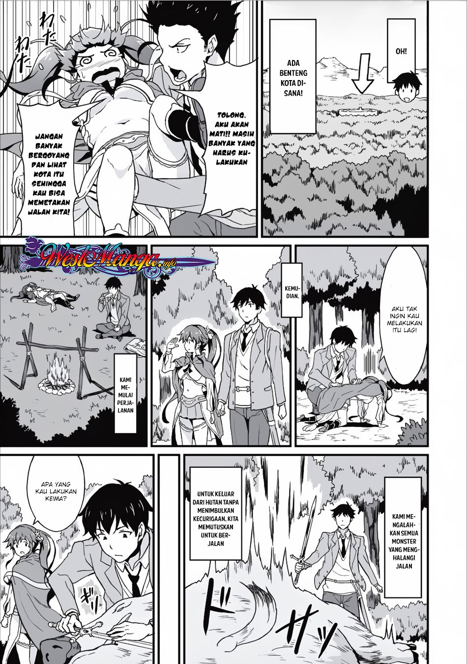Taberu dake de Level-Up! Damegami to Issho ni Isekai Musou Chapter 04 Gambar 4