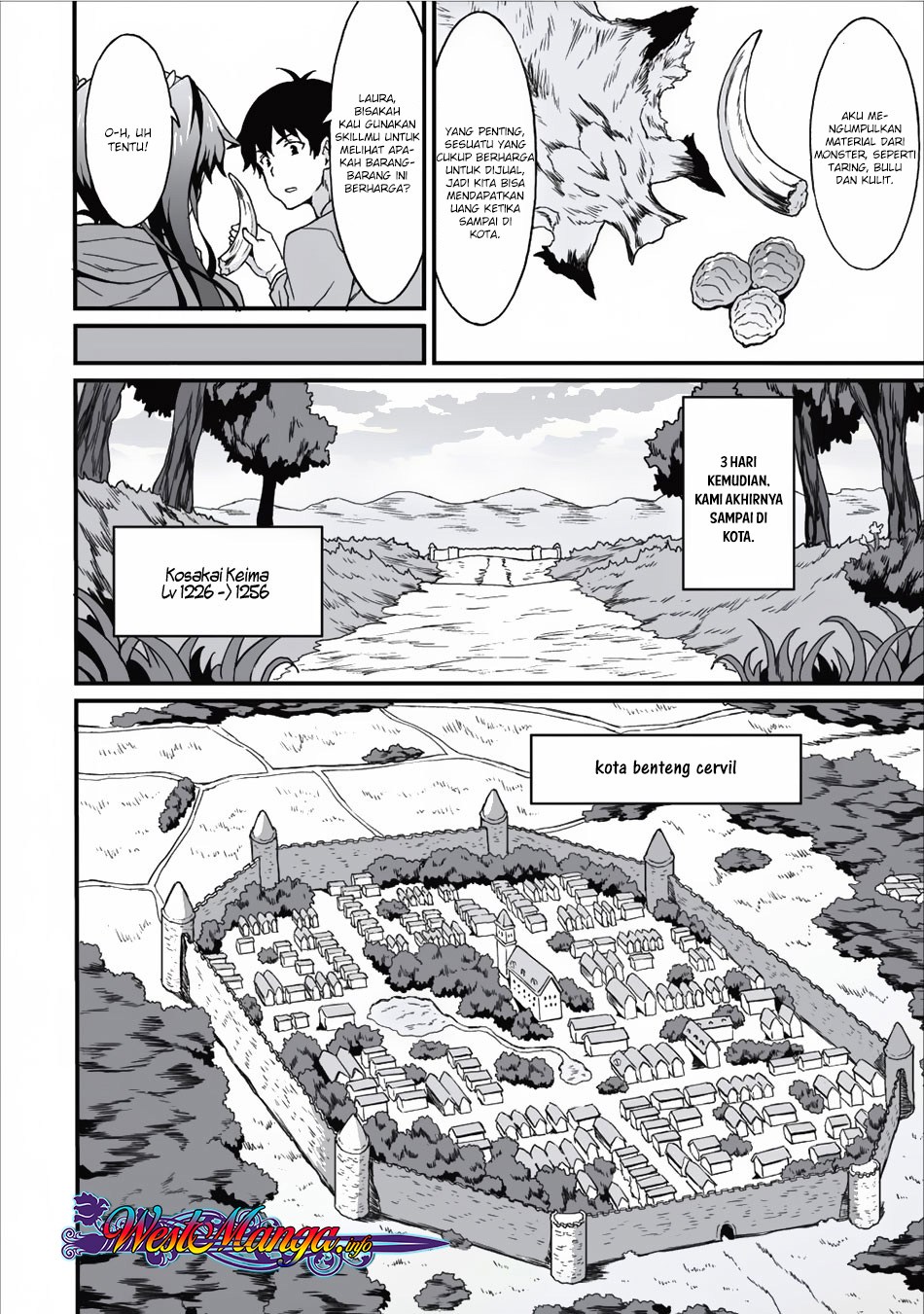 Taberu dake de Level-Up! Damegami to Issho ni Isekai Musou Chapter 04 Gambar 5