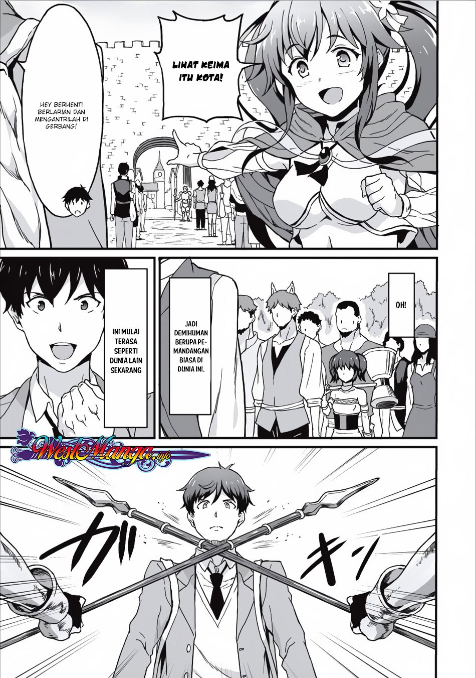 Taberu dake de Level-Up! Damegami to Issho ni Isekai Musou Chapter 04 Gambar 6