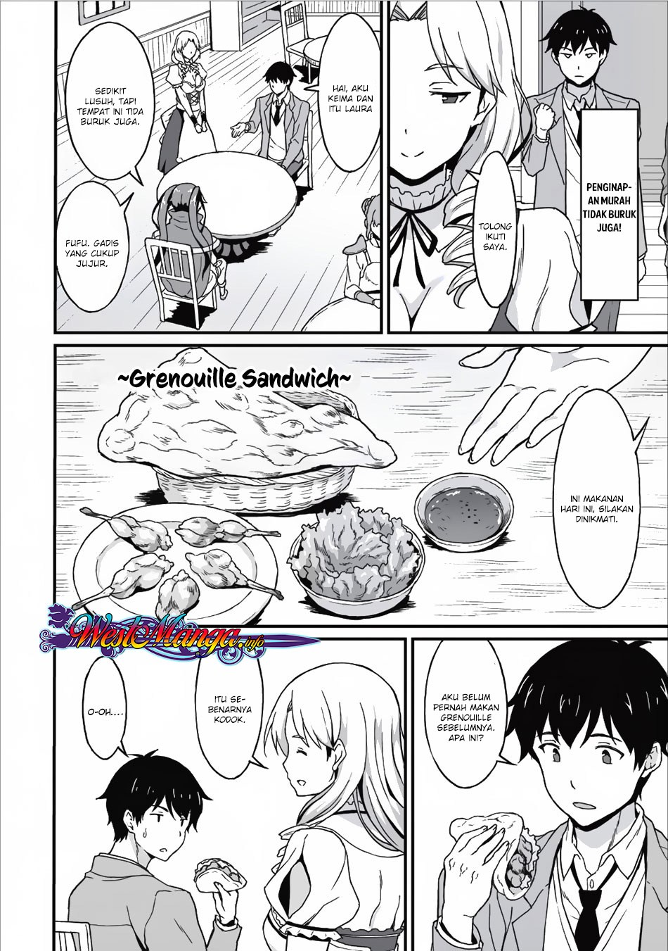 Taberu dake de Level-Up! Damegami to Issho ni Isekai Musou Chapter 04 Gambar 21