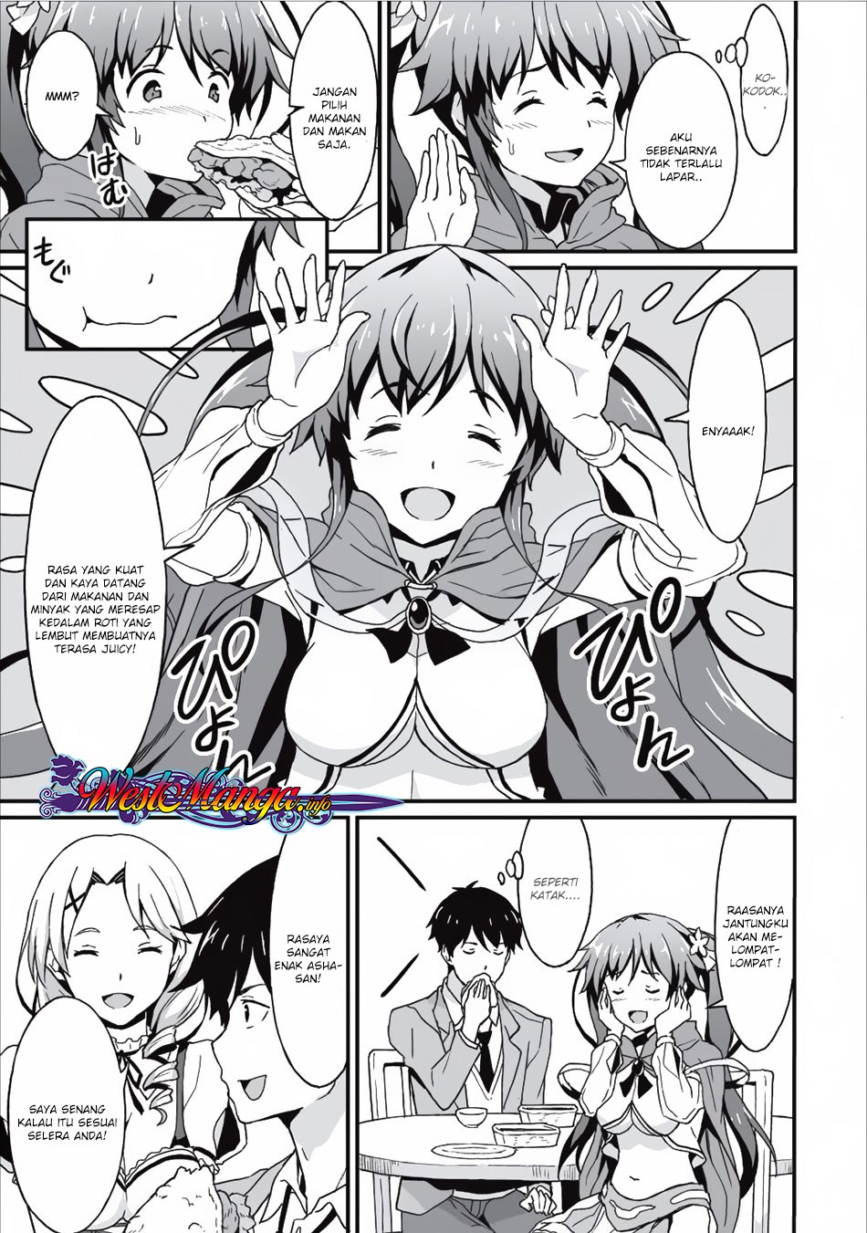Taberu dake de Level-Up! Damegami to Issho ni Isekai Musou Chapter 04 Gambar 22