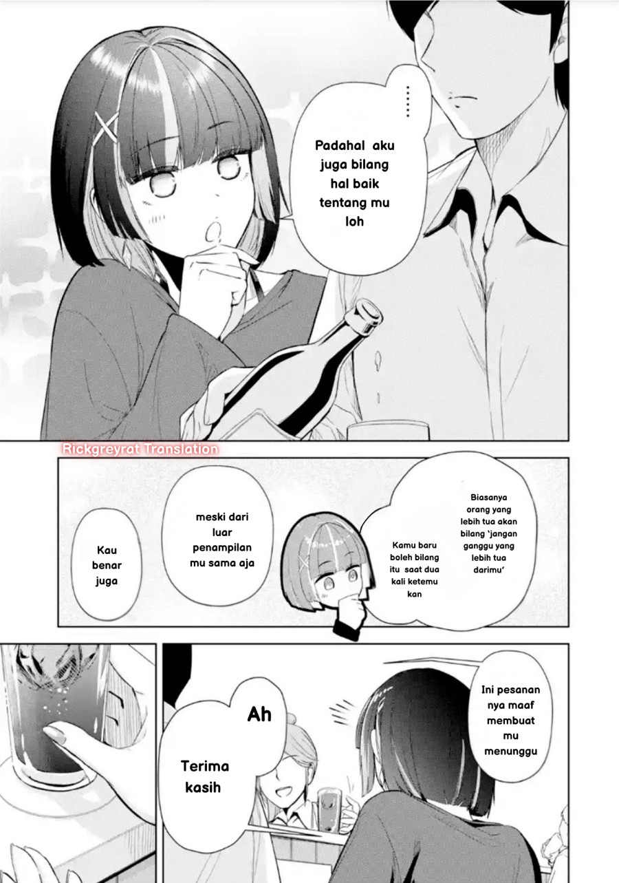 Tachi Nomi Izakaya De Kei Joshidaisei Ga Tonari Ni Kuru Hanashi Chapter 02 Gambar 10